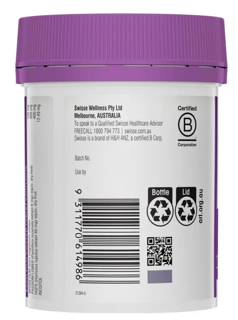 Swisse Ultiboost Magnesium + Sleep 120 Tablets