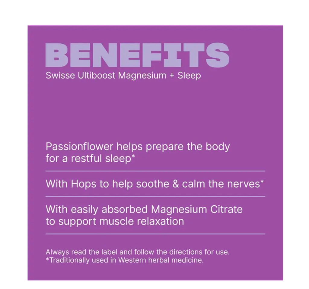 Swisse Ultiboost Magnesium + Sleep 120 Tablets