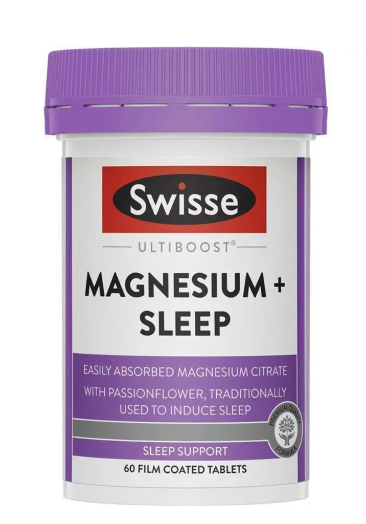 Swisse Magnesium and Sleep hỗ trợ giấc ngủ 60 viên