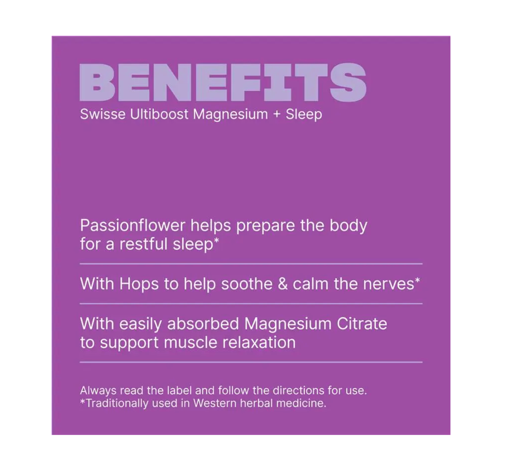 Swisse Magnesium and Sleep hỗ trợ giấc ngủ 60 viên