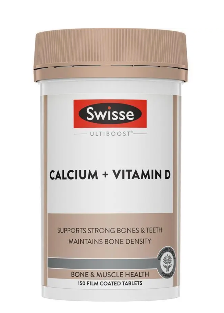 Viên uống chống loãng xương bổ sung Canxi Swisse Ultiboost Calcium + Vitamin D 150 Viên