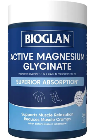 Bioglan Active Magnesium Glycinate 200 Tablets