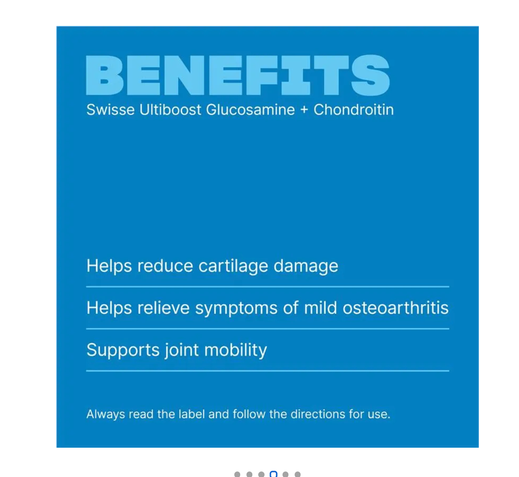 Swisse ultiboost glucosamine + chondroltin