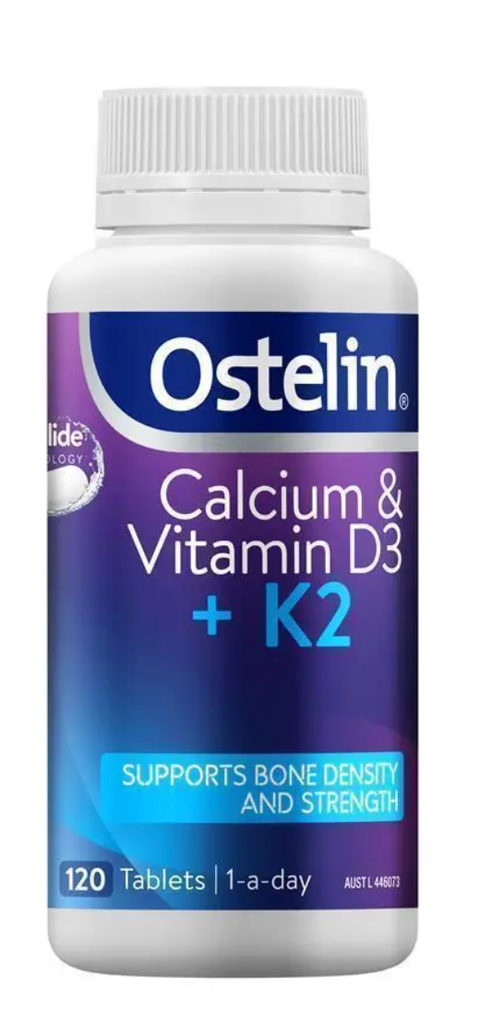 Viên uống  Ostelin Calcium & D3 + K2 120 Tablets Exclusive Size