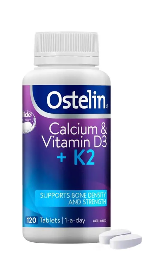 Viên uống  Ostelin Calcium & D3 + K2 120 Tablets Exclusive Size