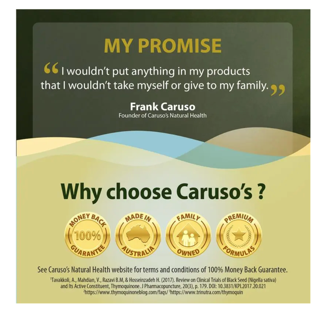 Carusos Black Seed Oil 500 60 viên