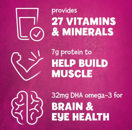 PediaSure Grow & Gain Vanilla Shake Mix Powder, Kids Protein Shake with Immune Support, 14.1 oz Can, Pack of 3 - 24 Servings