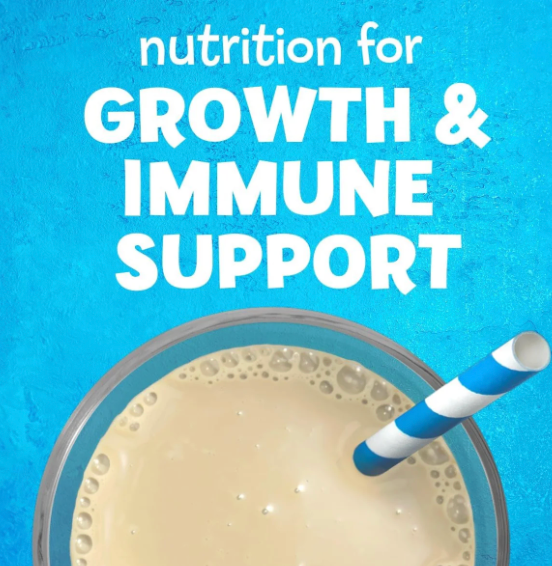 PediaSure Grow & Gain Vanilla Shake Mix Powder, Kids Protein Shake with Immune Support, 14.1 oz Can, Pack of 3 - 24 Servings