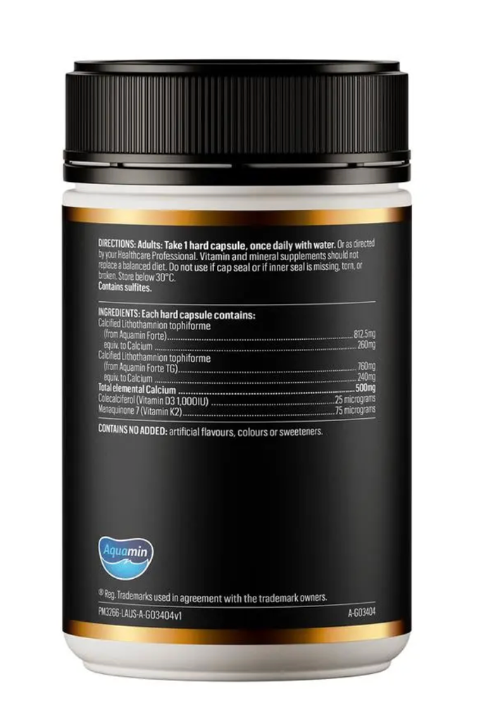 Viên uống bổ sung Canxi GO Healthy Canxi Plus D3 & K2, 120 viên