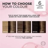 L'Oreal Excellence Creme 6 Light Brown Hair Colour