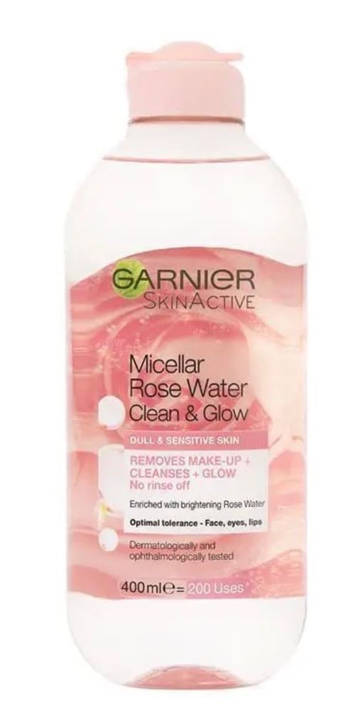 Garnier SkinActive Micellar Rose Cleansing Water Clean & Glow 400ml