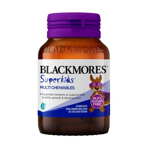 Kẹo nhai Bổ sung Vitamin tổng hợp cho bé Blackmores Superkids Multi 60 viên