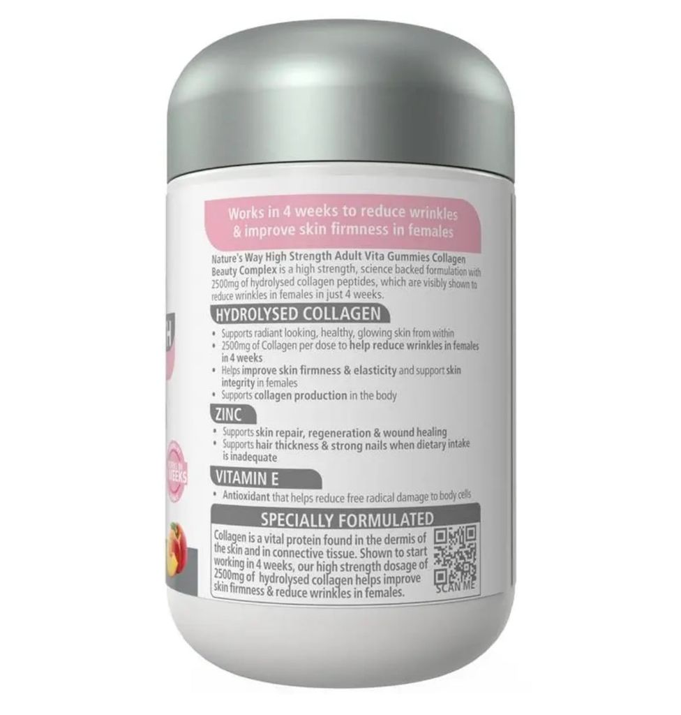 Nature's Way Adult Vita Gummies Sugar Free High Strength Collagen 50 Gummies