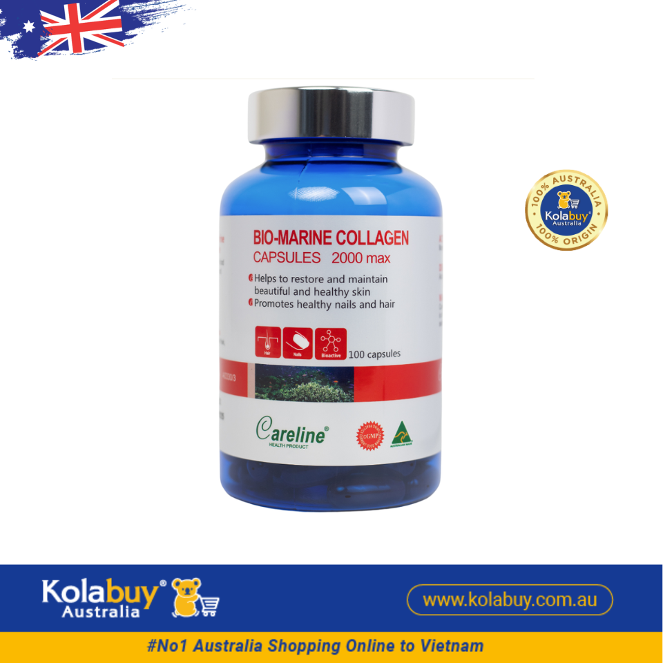 Viên uống Collagen thủy sinh Careline Bio-Marine Collagen 100 Viên