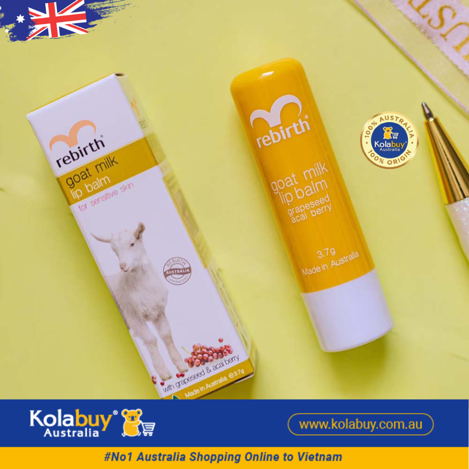 Son dưỡng môi Sữa dê Rebirth Lip Balm 3.7g
