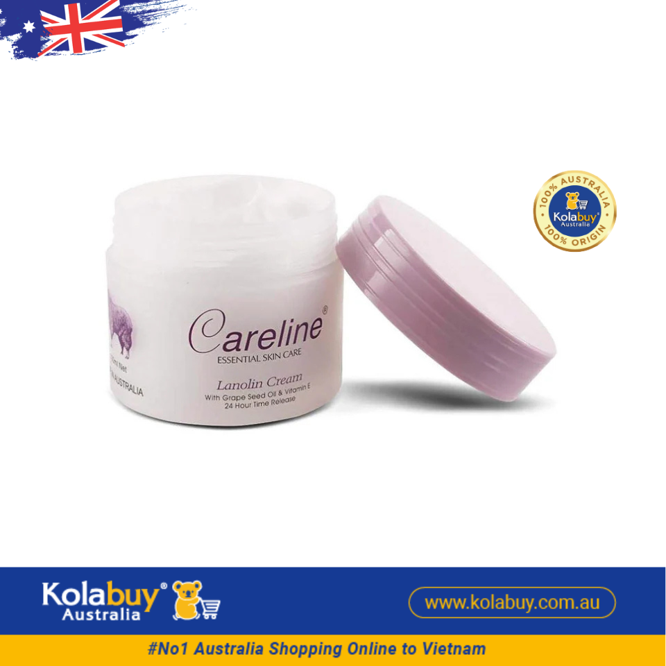 Kem dưỡng da Mỡ cừu tím Careline Lanolin Cream 100ml
