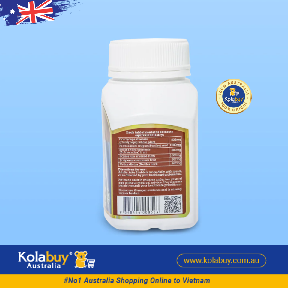 Viên uống bổ thận Vitatree Kidney Tonic B.pure 100 viên