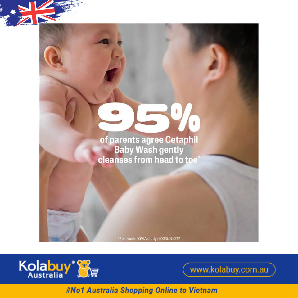 Sữa tắm gội cho bé Cetaphil Baby Gentle Wash and Shampoo 400ml