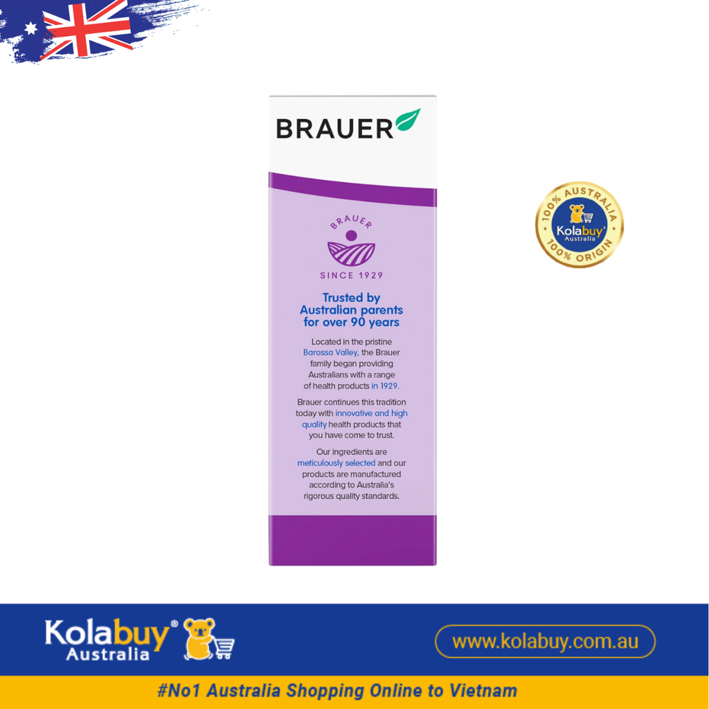Siro Trị sổ mũi cho bé Brauer Baby & Child Runny Nose Oral Liquid 100ml