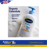 Sữa tắm Cetaphil baby wash & shampoo with organic calendula 400ml