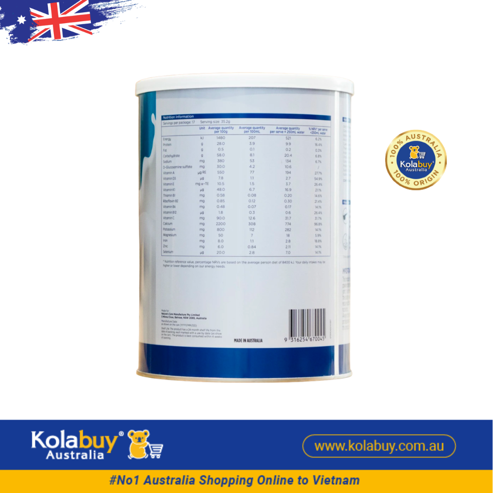 Sữa xương khớp Healthy Care Bone & Joint 600g