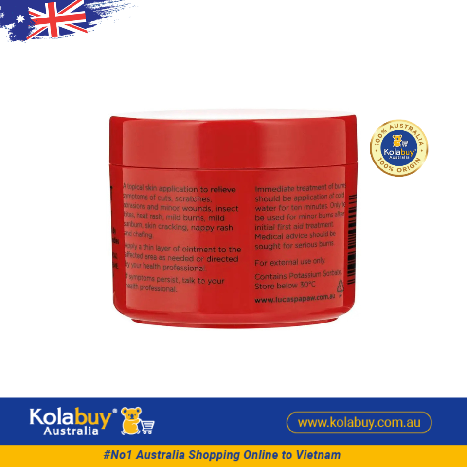 Kem dưỡng da đa năng Lucas Papaw Ointment 75g