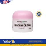 Kem dưỡng da Nhau thai cừu Healthy Care Natural Lanolin & Vitamin E Cream 100g
