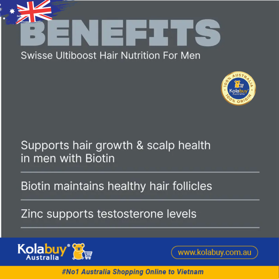 Swisse Hair Nutrition For Men 60 Capsules