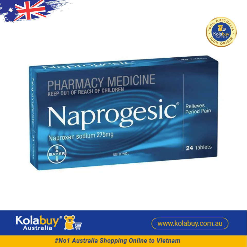 Viên uống giảm đau Naprogesic 275mg 24 viên