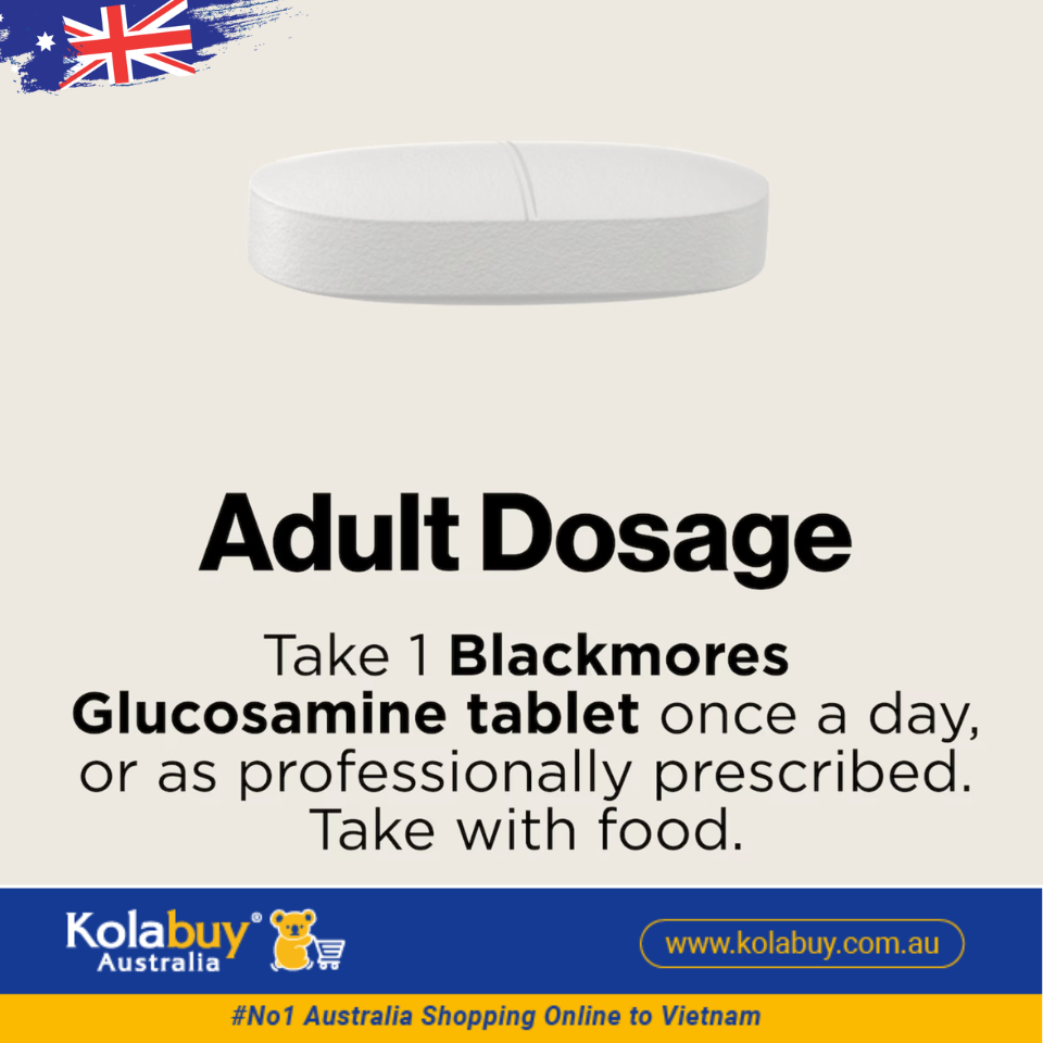 Viên uống bổ xương khớp Blackmores Glucosamine Sulfate 1500mg One-A-Day 90 viên