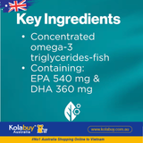 Viên uống bổ sung dầu cá Blackmores Omega Triple Super Strength Fish Oil 60 viên