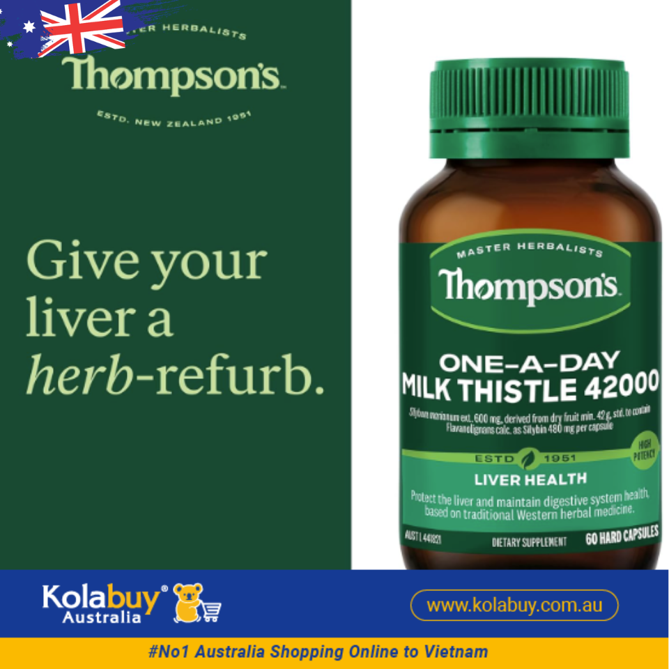 Viên uống bổ gan Thompson's One-a-day Milk Thistle 42000mg 60 viên