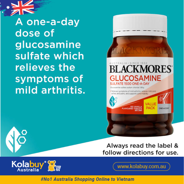 Viên uống bổ xương khớp Blackmores Glucosamine Sulfate 1500mg One-A-Day 150 viên