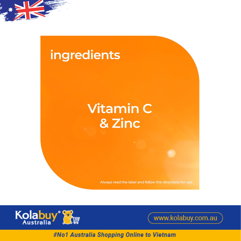 Kẹo dẻo Nature's Way Vitamin C + Zinc + D3 Kids Smart 75 viên