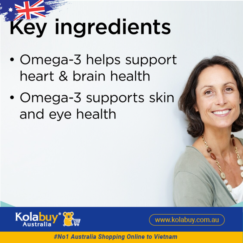 Viên Uống Dầu Cá Blackmores Omega Double High Strength Fish Oil 90 Viên