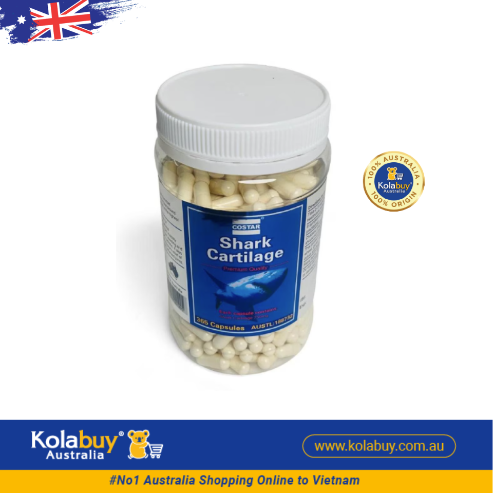 Viên uống Sụn Vi Cá Mập Blue Shark Cartilage Costar 365 Viên