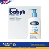 Sữa tắm Cetaphil baby wash & shampoo with organic calendula 400ml