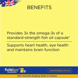 Viên uống dầu cá GO Healthy Fish 3000 Triple Strength 150 viên