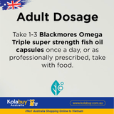Viên uống bổ sung dầu cá Blackmores Omega Triple Super Strength Fish Oil 150 viên