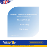 Kẹo dẻo Bổ sung Omega Nature's Way Kids Smart Vita Gummies Omega Fish Oil 60 viên