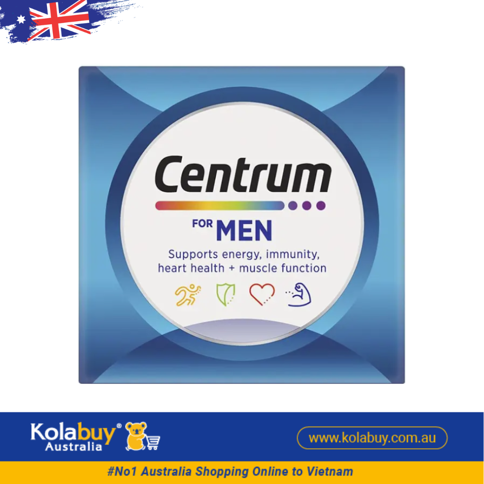 Viên uống Vitamin tổng hợp cho nam Centrum For Men 90 viên