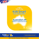 Kẹo dẻo Bổ sung Vitamin C và Kẽm Nature's Way Kids Smart Vita Gummies Vitamin C + Zinc 60 Viên