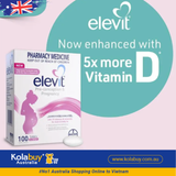 Viên uống bổ sung Vitamin tổng hợp Elevit bầu Úc Pre-conception and Pregnancy 100 viên