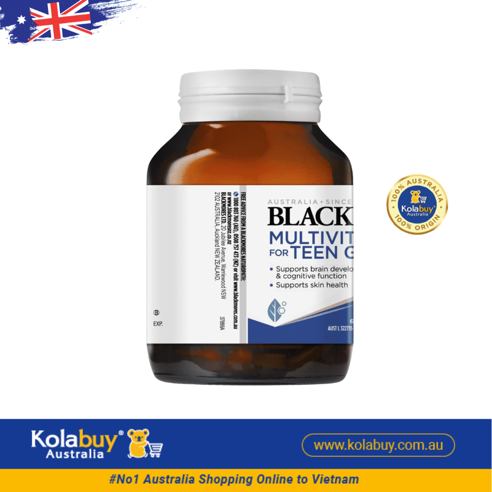 Viên uống Vitamin tổng hợp cho bé gái Blackmores Multivitamin For Teen Girls 60 viên