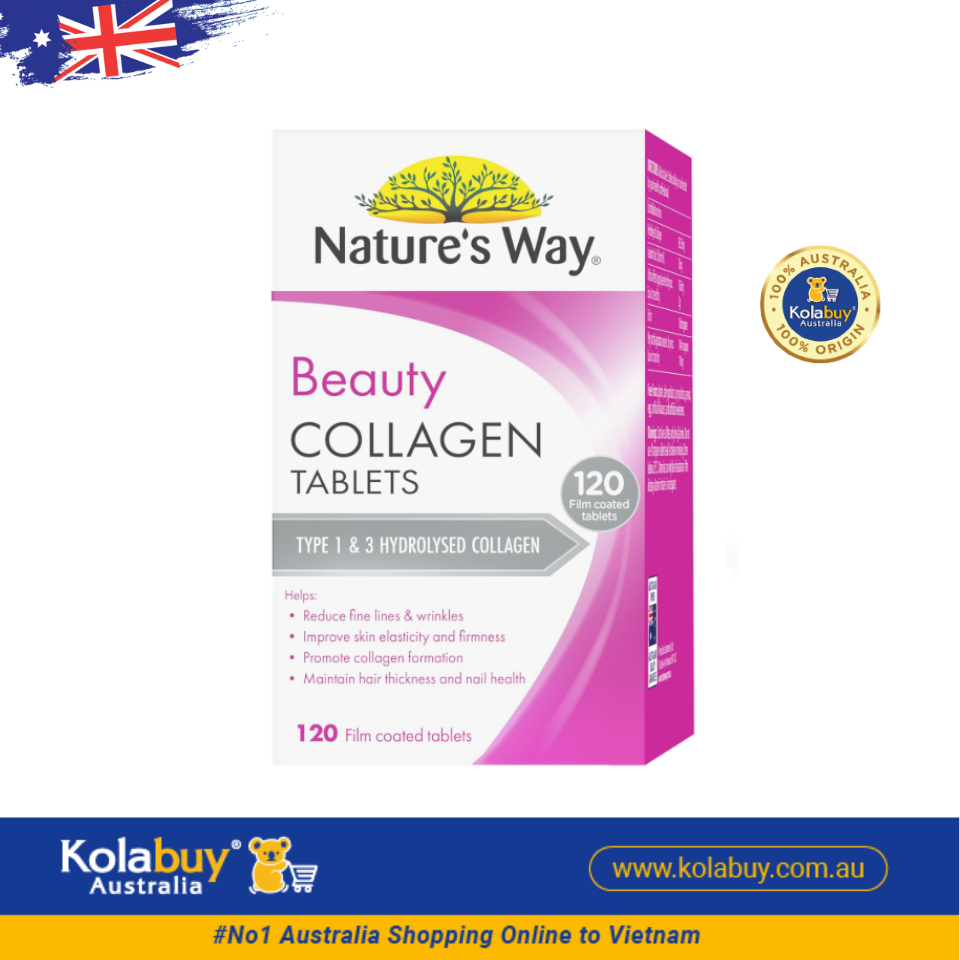 Viên uống Nature's Way Beauty Collagen 120 viên