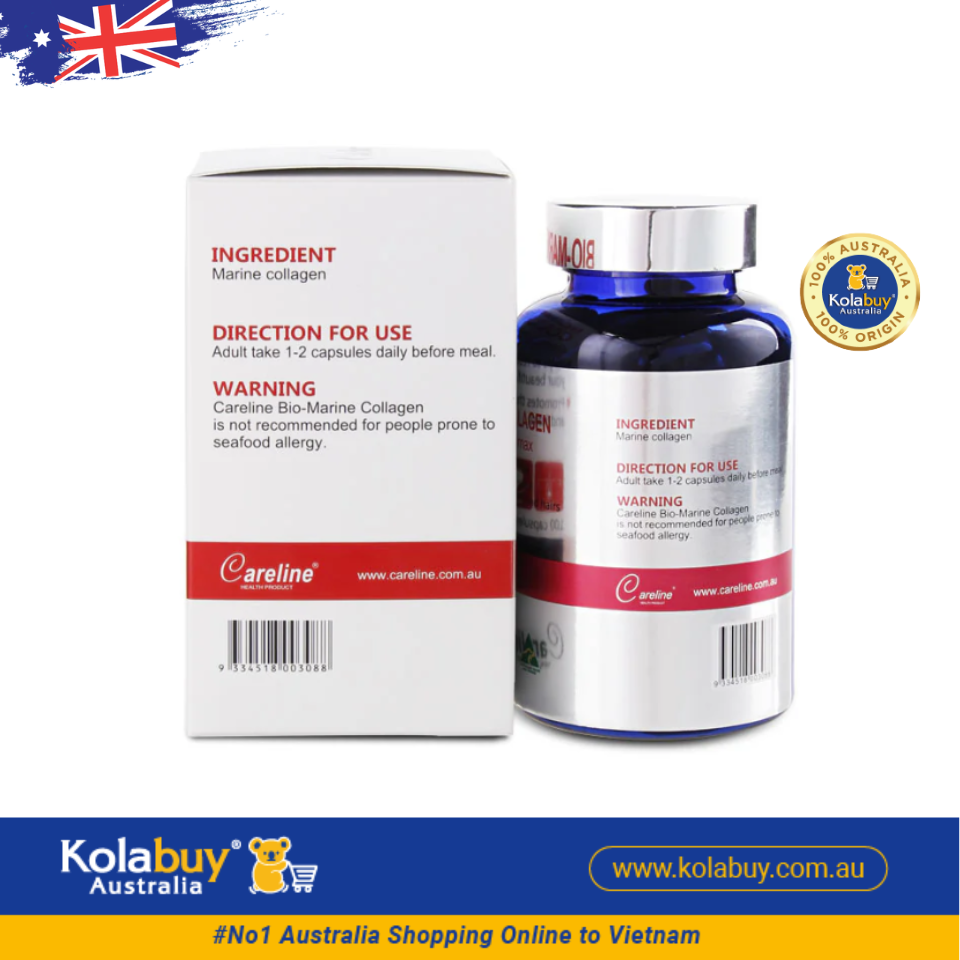 Viên uống Collagen thủy sinh Careline Bio-Marine Collagen 100 Viên