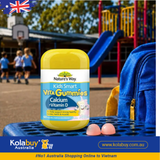 Kẹo dẻo Bổ sung Canxi Nature's Way Kids Smart Vita Gummies Calcium 60 Viên