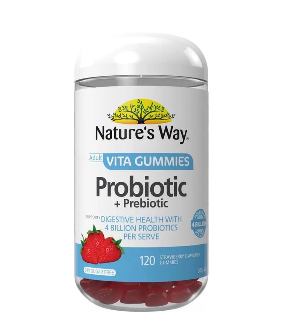Nature's Way Adult Vita Gummies Probiotic 120 Gummies Exclusive Size
