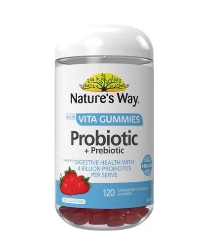 Nature's Way Adult Vita Gummies Probiotic 120 Gummies Exclusive Size
