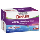 Viên uống giảm dị ứng và viêm mũi dị ứng Demazin Allergy + Hayfever Relief Non-Drowsy 80 Viên